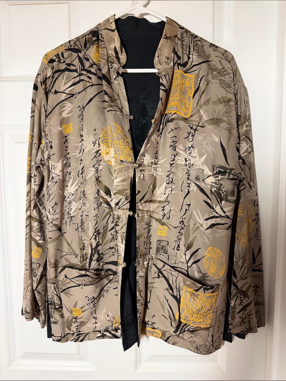 Chico's Reversible Silk Asian-Inspired Jacket